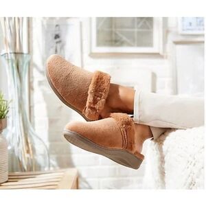 Vionic Marielle Terry Adjustable Orthotic Arch Support Slide Slippers Women’s Si